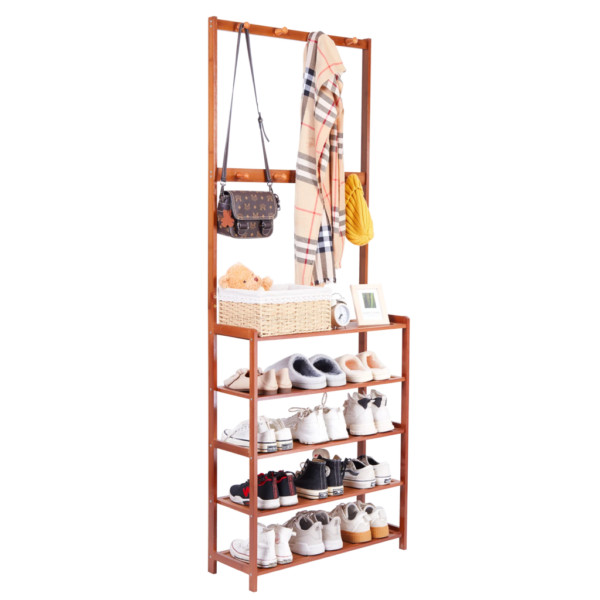 Vintage 3 in 1 Shoe Rack and Storage Organizer for Entryways - Image 4