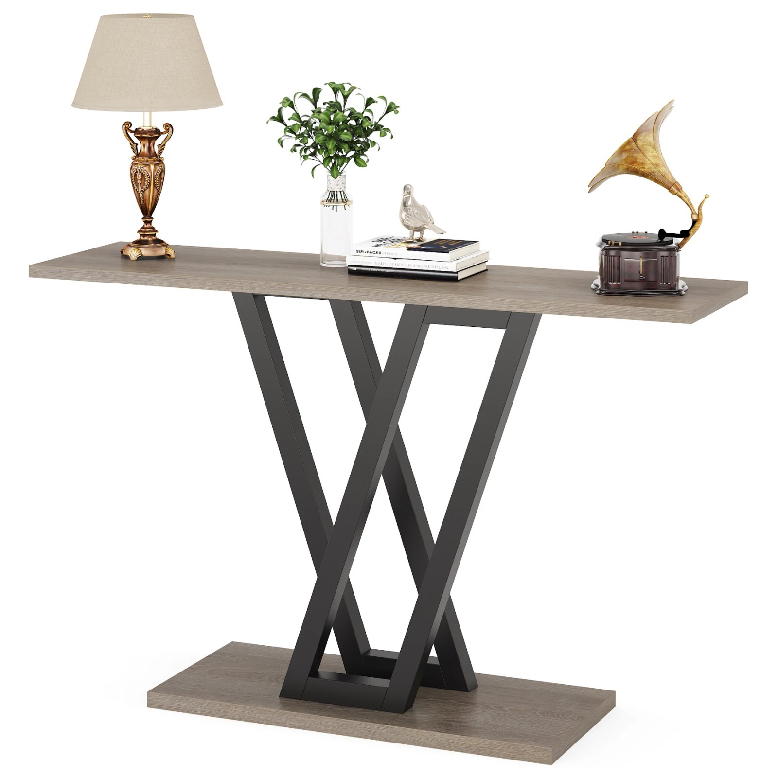 Tribesigns 43 Inch Industrial Style Console and Entryway Table