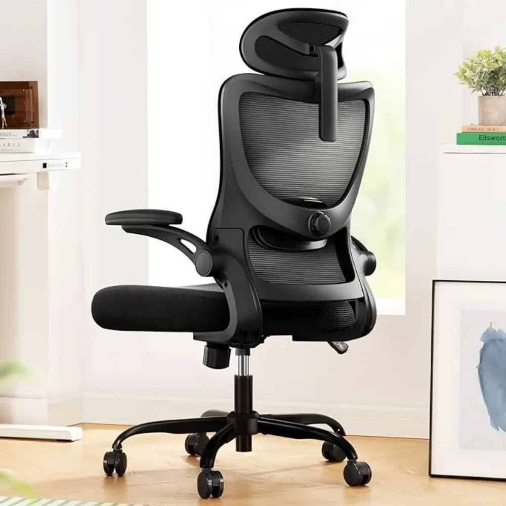 High Mesh Back Ergonomic Office Chair with Lumbar Support and Adjustable Swivel