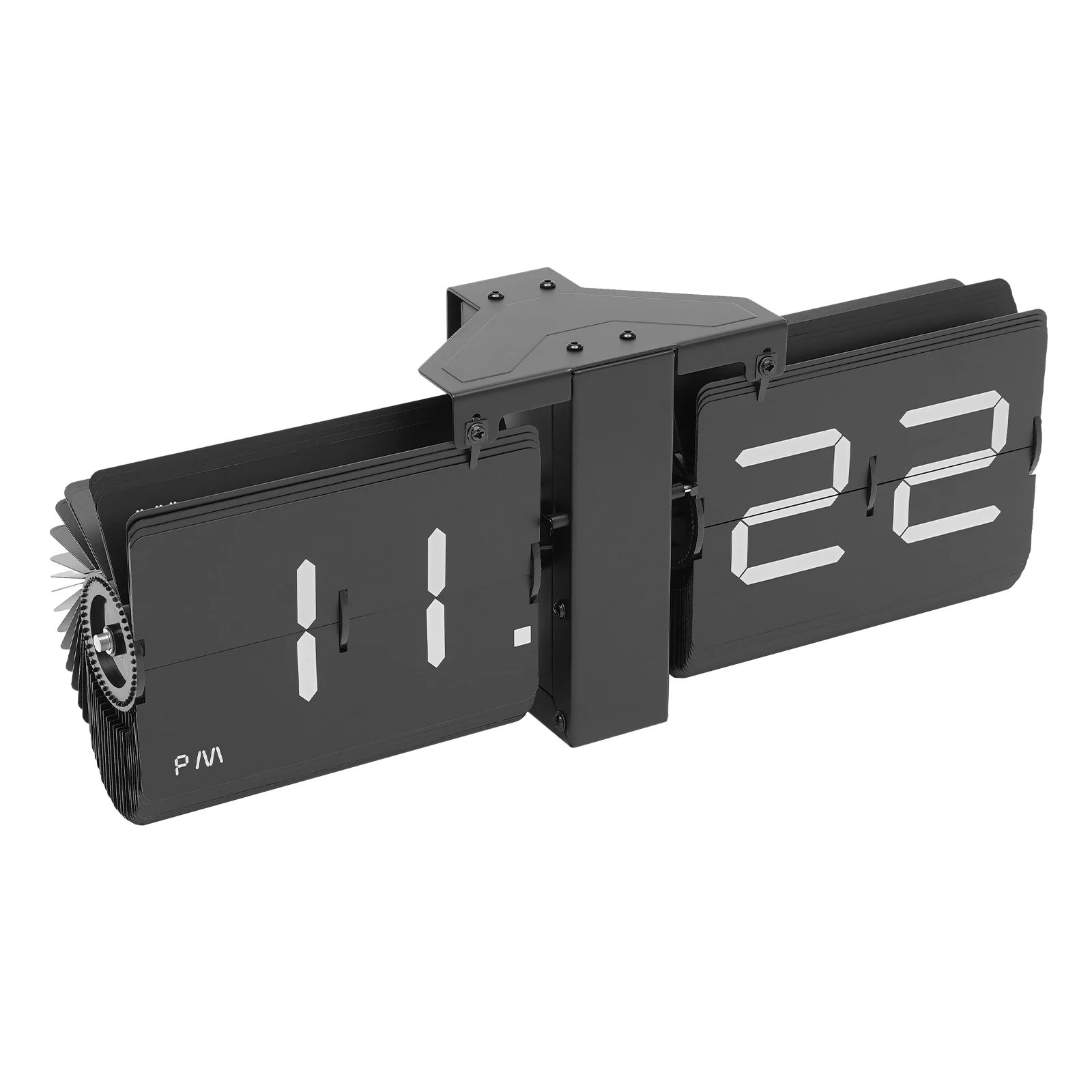 Wall Clock Tabletop Flip Clock Battery Operated Digital Display Screen, Electrical Digital Clock and Tabletop Flip Clock